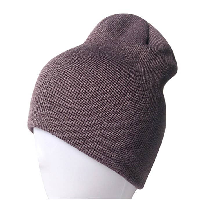 Soft Warm Unisex Solid Color Knitted Beanie