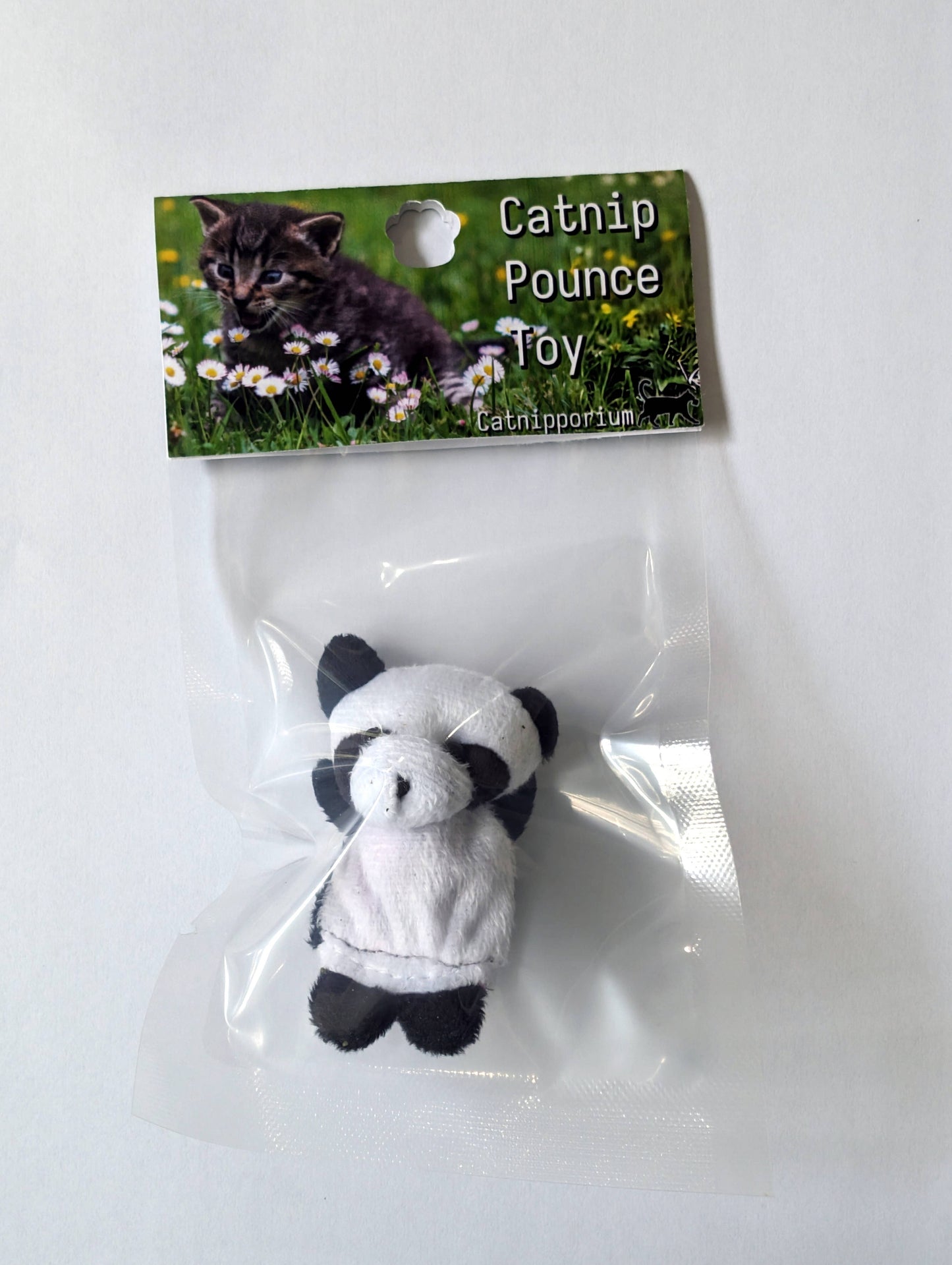 Catnip Pounce Toy - Panda