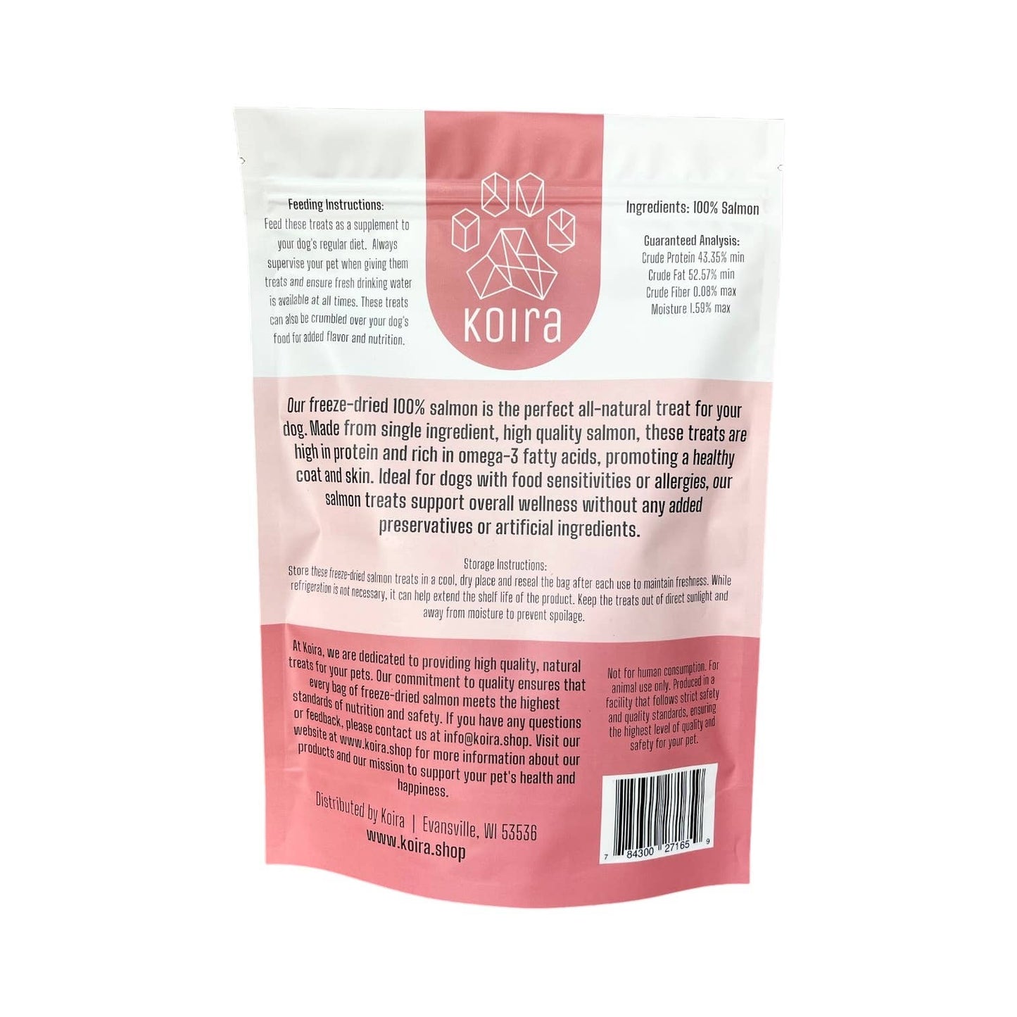 Koira Freeze-Dried Salmon Dog Treats