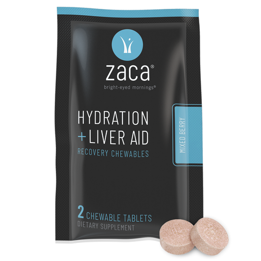 Zaca, Hydrate + Revive Chewable - Mixed Berry