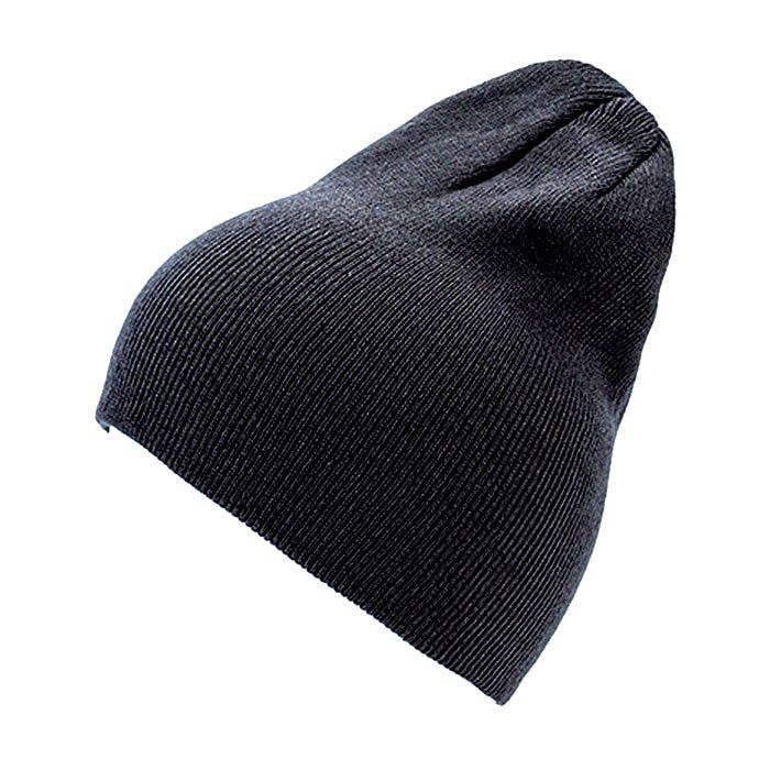 Soft Warm Unisex Solid Color Knitted Beanie