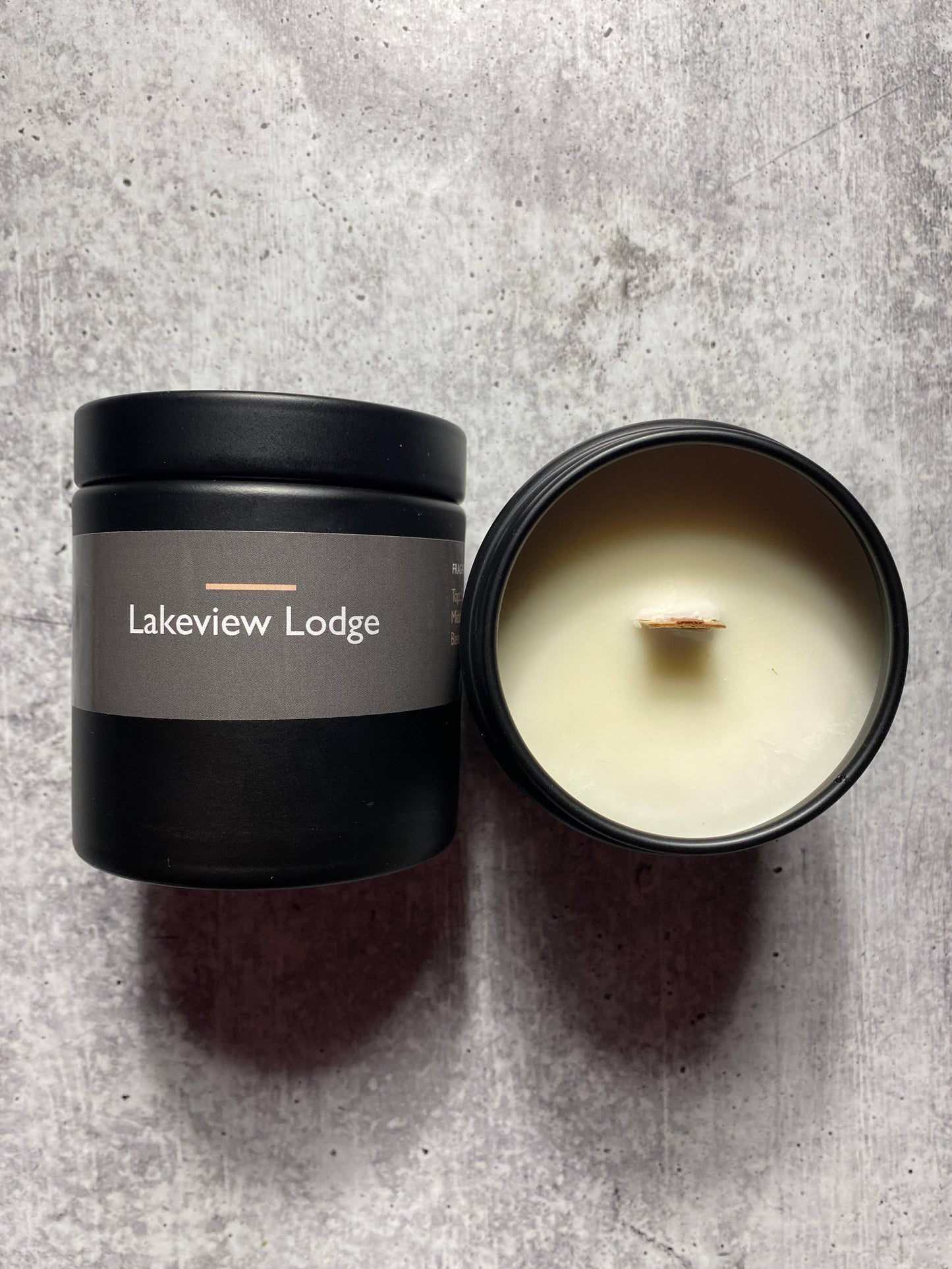 Candle, Lakeview Lodge (Wooden Wick) 9 oz