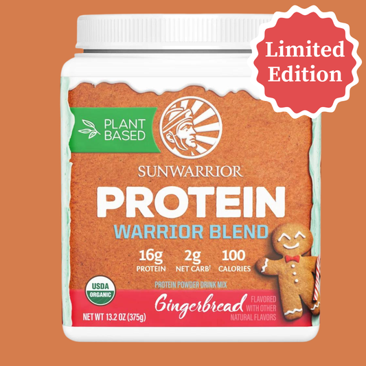 Sunwarrior Warrior Blend Gingerbread Protein - Pea Protein Powder