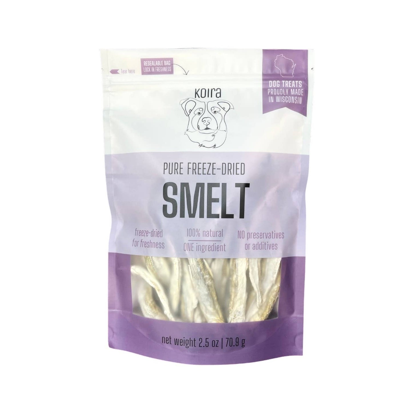 Koira Freeze-dried Smelt Dog Treats