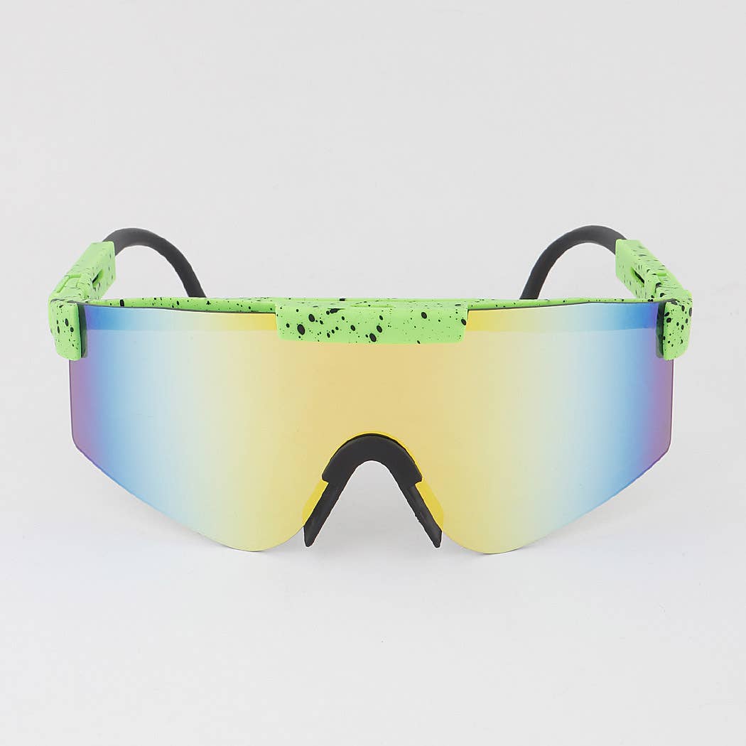 Sunglasses ~ Mirrored Splatter Shield