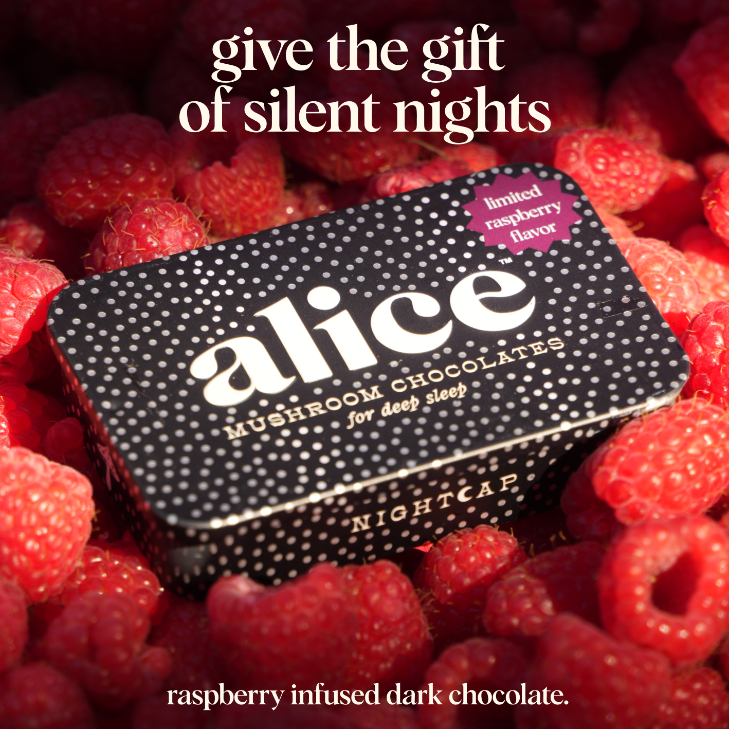 Alice, LIMITED HOLIDAY FLAVOR: Raspberry Nightcap — deep sleep