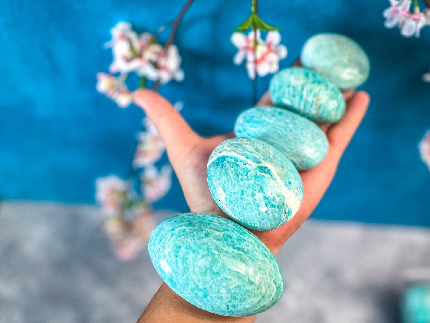 palm stone, Amazonite