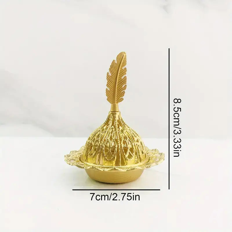 Incense Burner,Middle East Golden - Exotic Home Decor