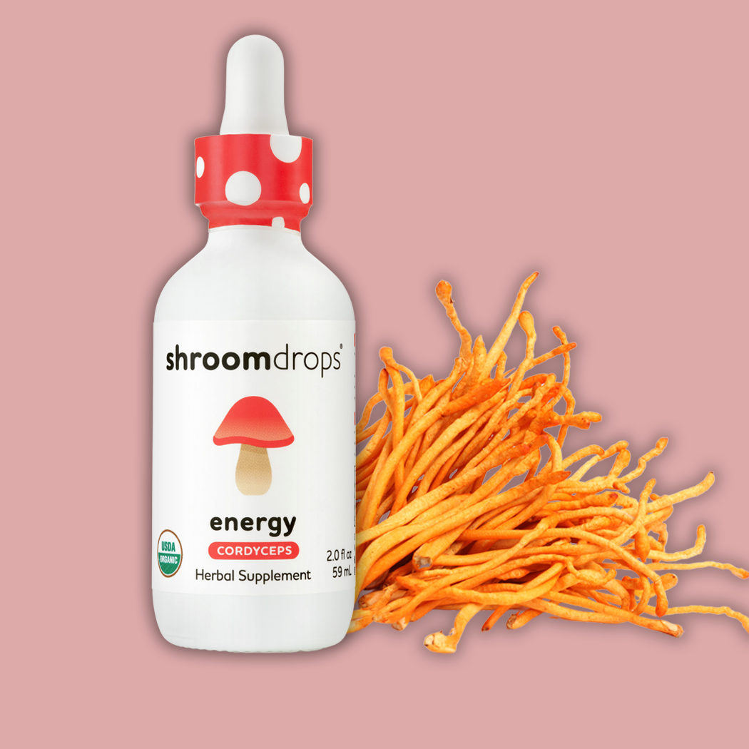 Shroomdrops Cordyceps Mushroom Tincture- Energy