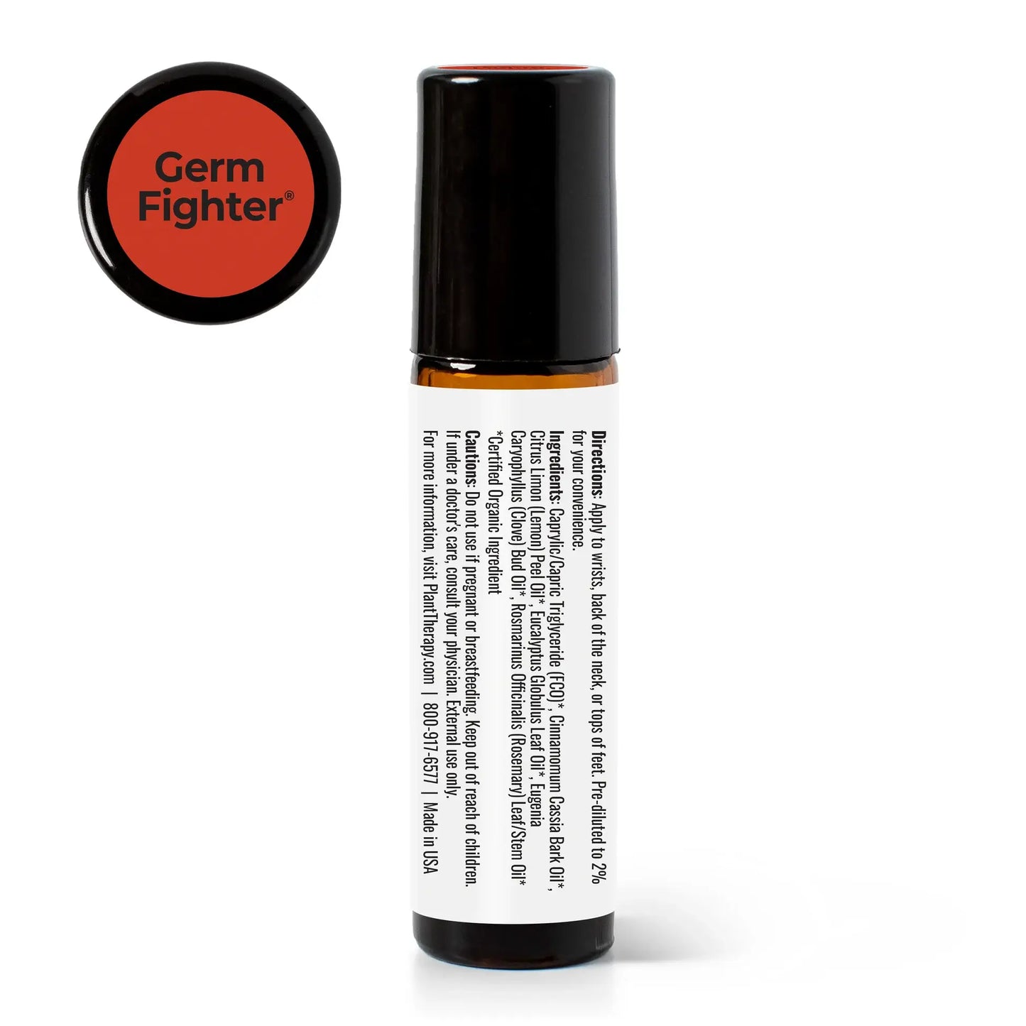 Roll-On, Germ Fighter Essential Oil Blend Pre-Diluted