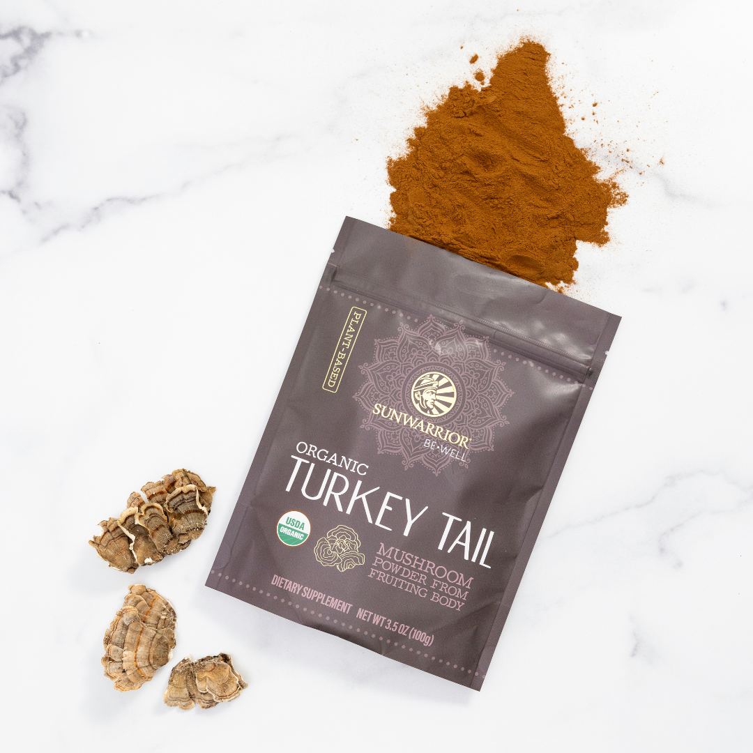 Be Well Organic Turkey Tail Mushroom Powder Drink Mix