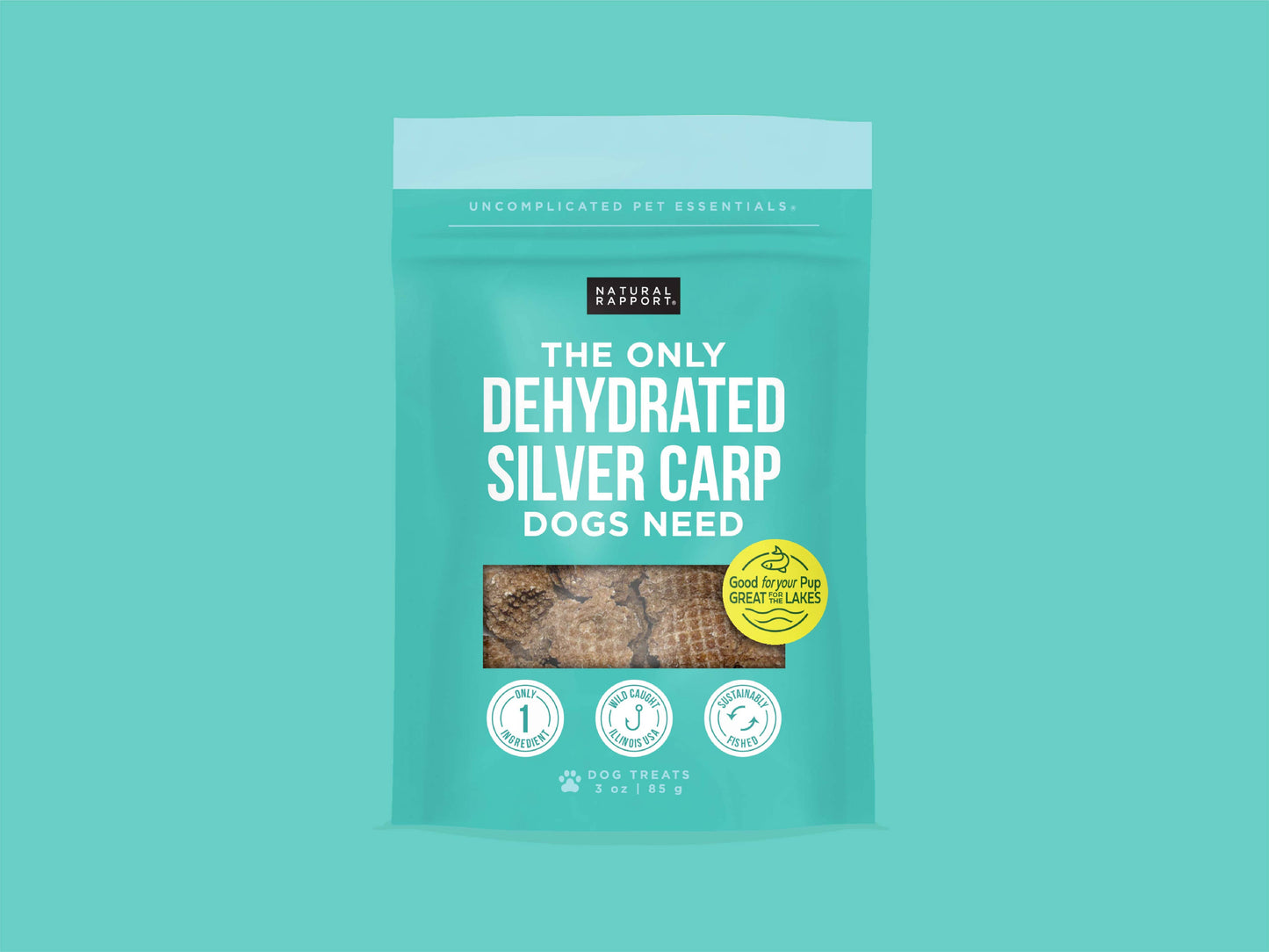 The Only Dehydrated Silver Carp Dogs Need