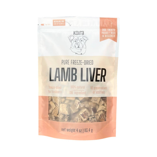 Koira Freeze-dried Lamb Liver Dog Treats