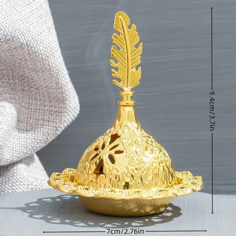 Incense Burner,Middle East Golden - Exotic Home Decor