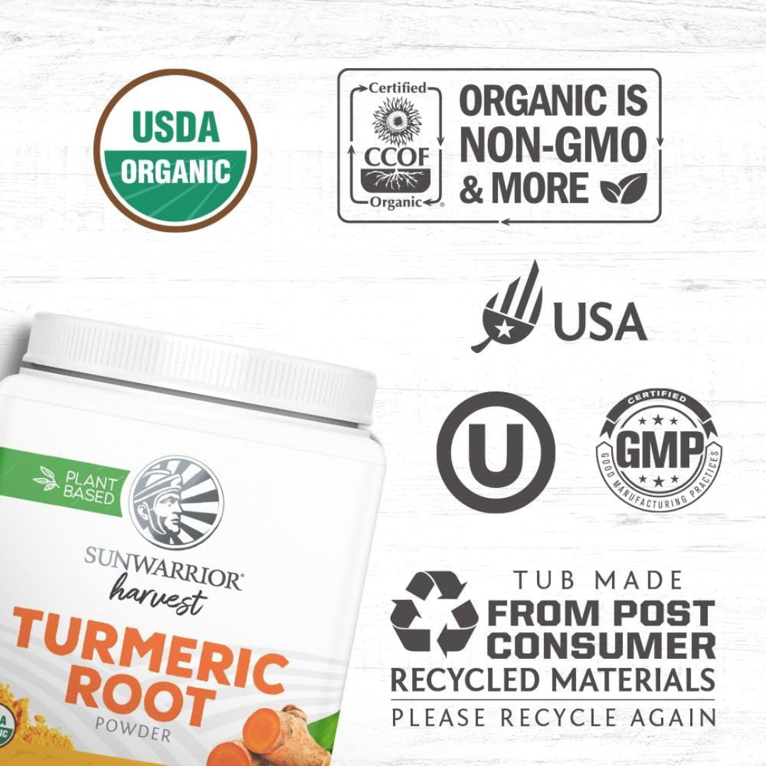 Sunwarrior, Organic Turmeric Root Powder