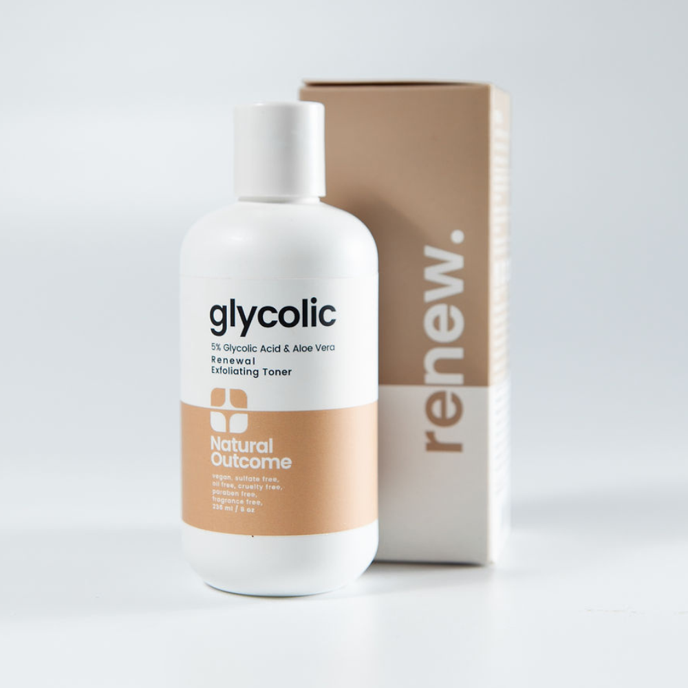 Natural Outcome Skincare, Glycolic Acid Toner - Renewal