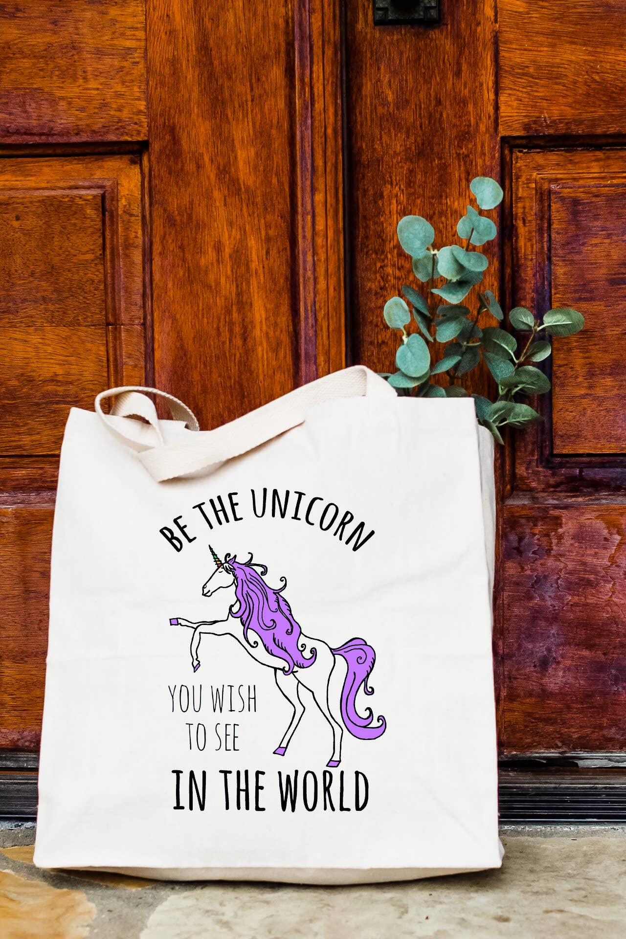 Tote Bags "Be The Unicorn You Wish To See"