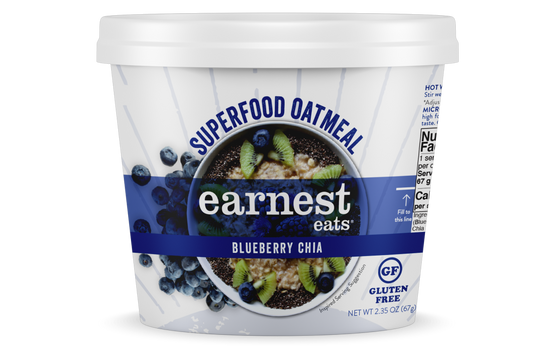 Superfood Blueberry Chia Oatmeal Cup