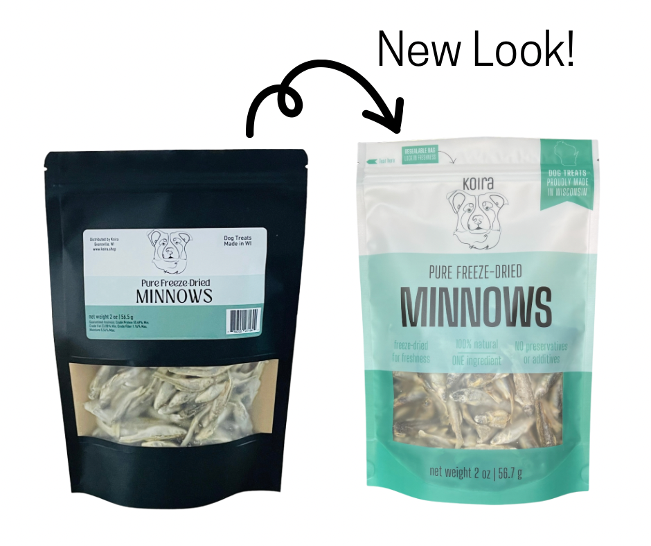 Koira Freeze-Dried Minnows Protein-Packed Dog Treats